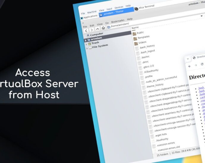 how-to-access-server-in-virtualbox-from-host-machine