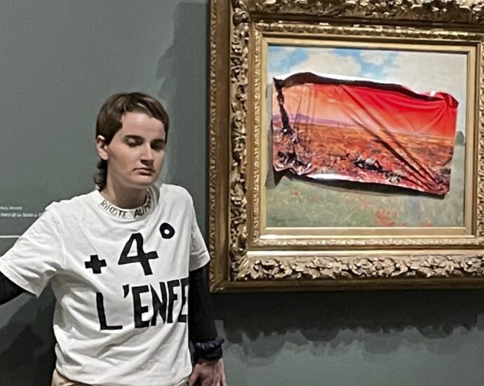 Climate-Protesting Art Vandal Strikes A Monet At The Musée d’Orsay