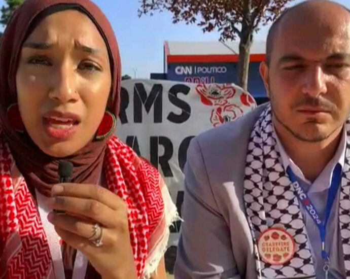 uncommitted-delegates-speak-out-after-sleeping-outside-dnc-to-protest-silencing-of-palestinian-voices