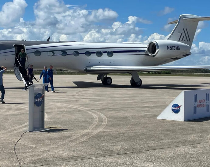 Astronauts, capsule for SpaceX’s Crew-9 mission arrive at Florida launch site (photos)