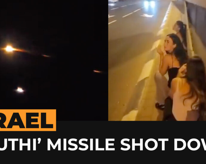 ‘houthi-missile’-seen-over-israeli-city-before-interception