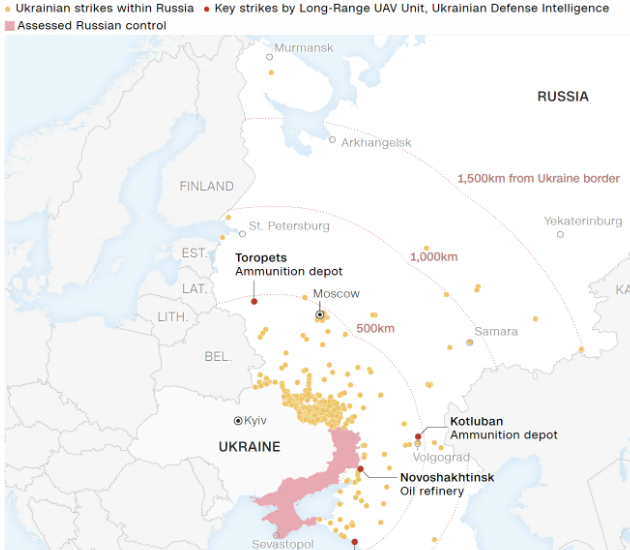 ukraine-strikes-russia-7,000-times-in-2024,-cnn-reports-–-but-context-is-important