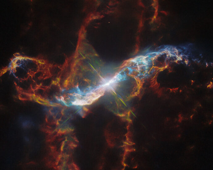 Hubble Telescope sees ‘stellar volcano’ erupt in amazing colors (video, photo)