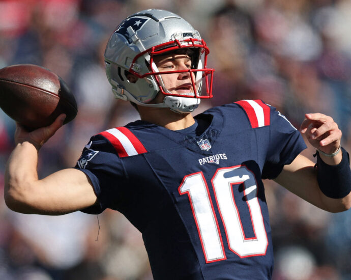 patriots-quarterback-drake-maye-won’t-return-against-jets-after-suffering-a-concussion