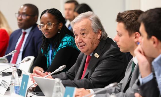 cop29:-‘you-have-every-right-to-be-angry’-guterres-tells-youth-advocates-frustrated-over-lack-of-climate-action