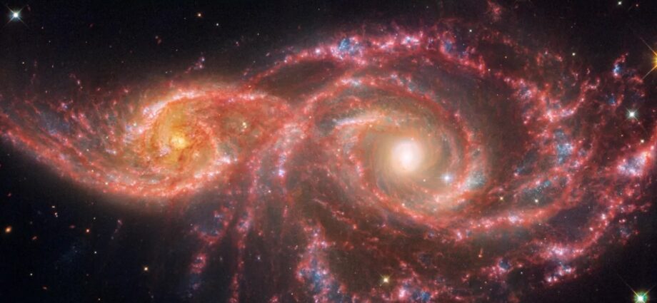 Space photo of the week: Stare into the ‘bloodshot eyes’ of a haunting galaxy pair