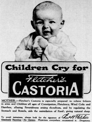 babies-named-for-fletcher’s-castoria