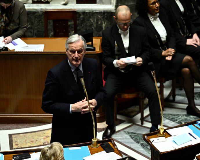 government-of-french-pm-michel-barnier-faces-no-confidence-vote