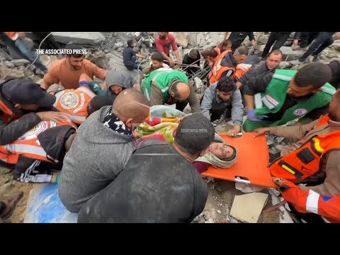 pregnant-woman-rescued-from-jabaliya-building-destroyed-in-israeli-airstrike