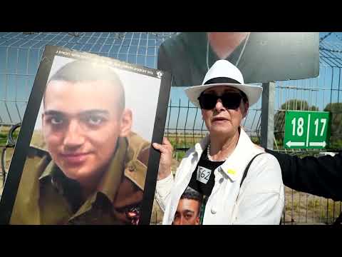 hostage-families-call-out-to-loved-ones-in-gaza-border-protest-|-reuters