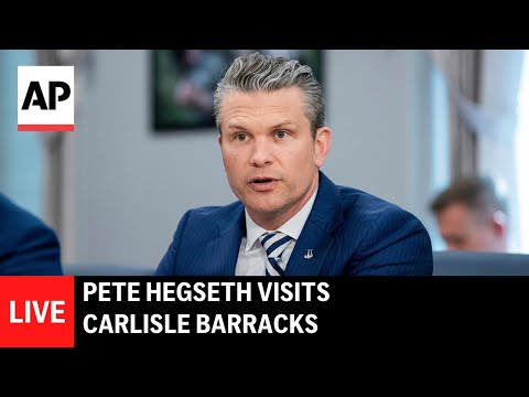 live:-pete-hegseth-visits-carlisle-barracks-amid-new-leak-allegations
