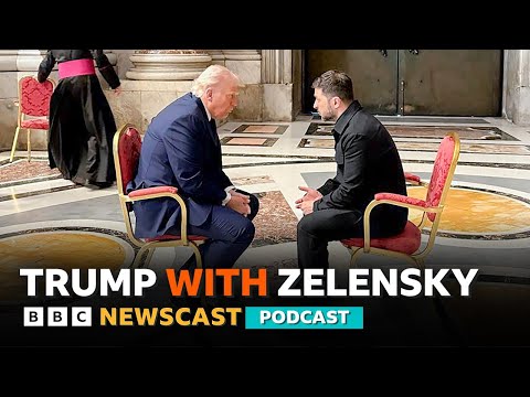 how-did-talks-between-the-traitor-and-zelensky-go-at-pope-francis’-funeral?-|-bbc-newscast