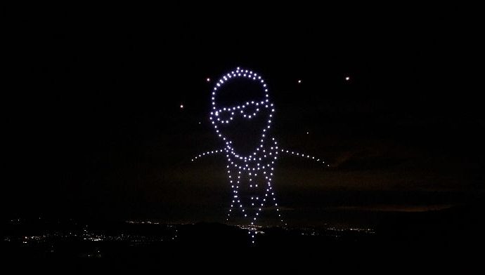 drones-light-up-montserrat-abbey-in-tribute-to-pope-francis