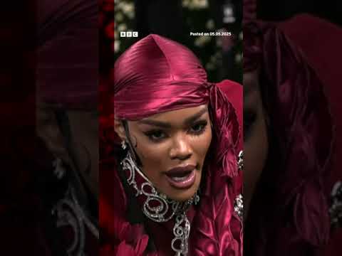 teyana-taylor-and-emma-chamberlain-first-to-arrive-at-met-gala.-#metgala2025-#bbcnews