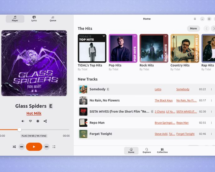 high-tide-(tidal-client-for-linux)-gains-new-features