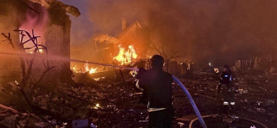 a-massive-russian-drone-and-missile-attack-on-ukraine-kills-at-least-12-people,-officials-say