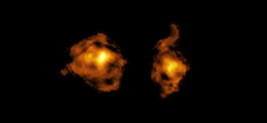 Space photo of the week: Violent galaxies seen ‘jousting’ near the dawn of time