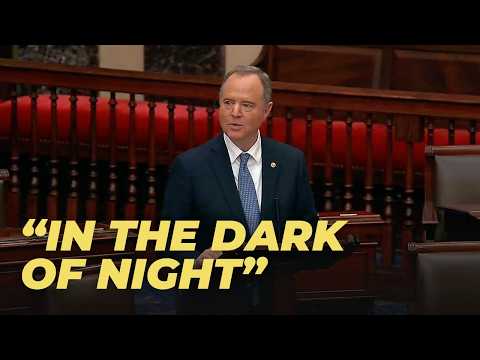 schiff-gives-midnight-speech-filibustering-republican-effort-to-destroy-climate-rules