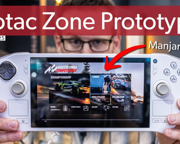 Zotac’s Zone gaming handheld switched from Windows to Linux