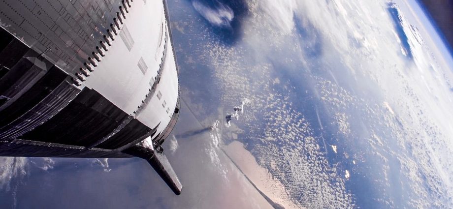 ‘Starship in space’: See amazing photos from SpaceX megarocket’s Flight 9 test mission