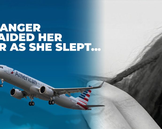 sleeping-woman-later-discovers-passenger-behind-her-braided-her-hair