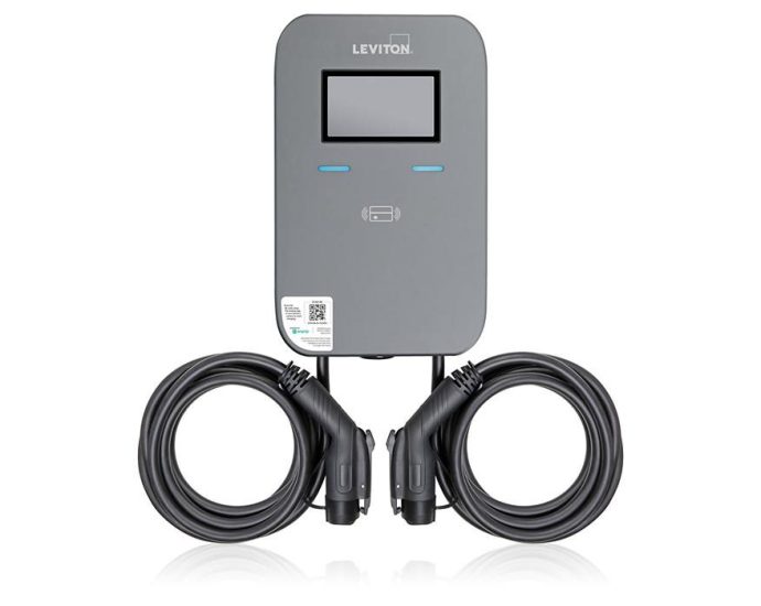 leviton’s-new-ev-series-pro-dual-port-level-2-commercial-chargers