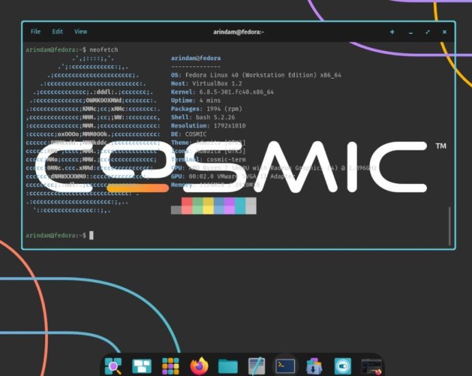 how-to-install-cosmic-desktop-in-fedora-linux-(workstation)
