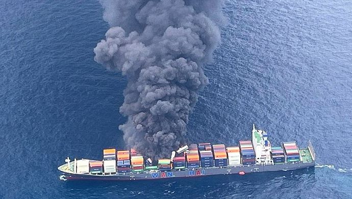fire-breaks-out-on-container-ship-after-explosion,-indian-coastguard-says