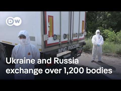 ukraine-and-russie-exchange-bodies-of-soldiers-killed-during-war-|-dw-news