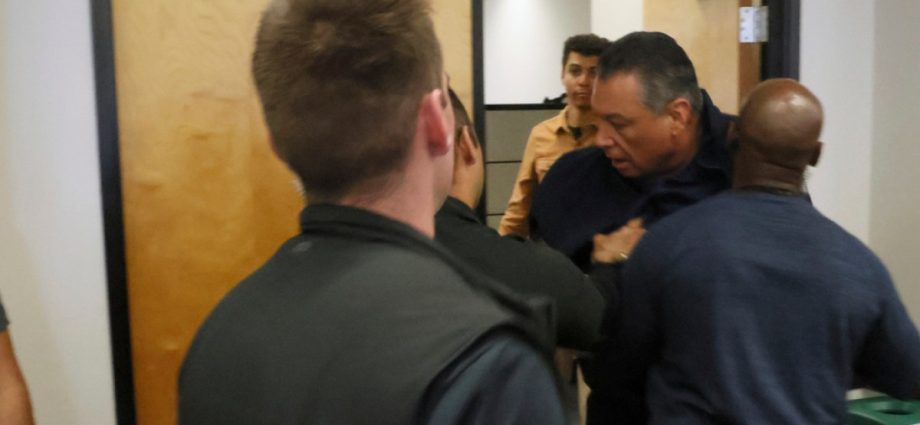 california-senator-handcuffed-during-the-traitor-administration-news-conference