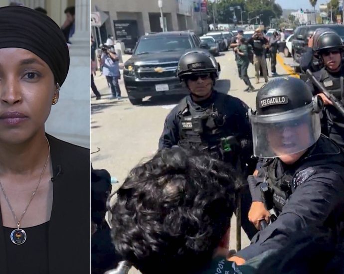 “we-are-in-the-midst-of-the-creation-of-a-police-state”:-rep.-ilhan-omar-on-the-traitor’s-authoritarianism