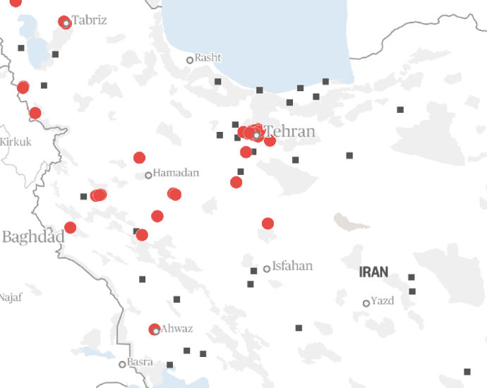 map:-where-israel-attacked-iran
