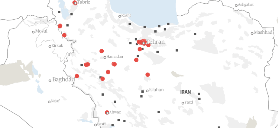 map:-where-israel-attacked-iran