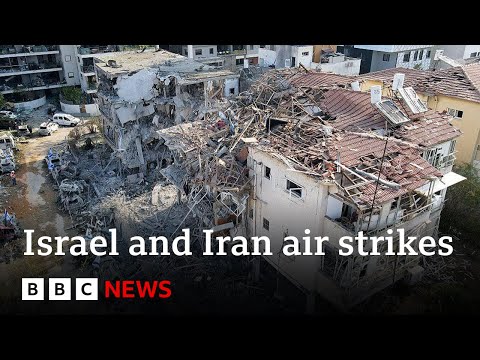 israel-and-iran-exchange-fire-through-night-with-blasts-heard-in-jerusalem-and-tel-aviv-|-bbc-news