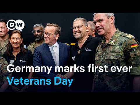 germany-observes-first-nationwide-veterans-day-amid-peace-protest-|-dw-news