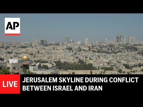 live:-jerusalem-skyline-during-conflict-between-israel-and-iran