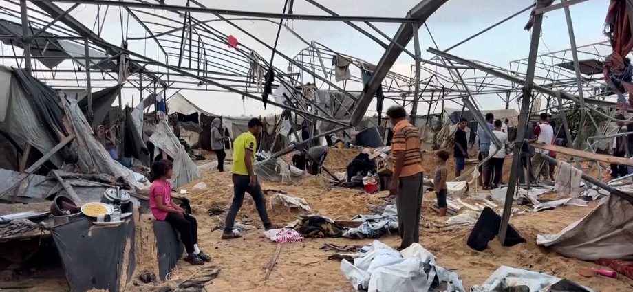 israeli-strike-hits-tents-in-so-called-safe-zone-in-gaza
