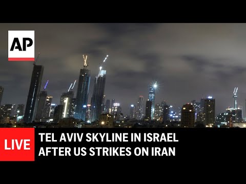 live:-tel-aviv-skyline-in-israel-after-us-strikes-on-iran-nuclear-sites