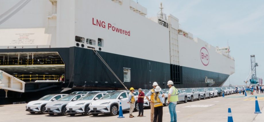 Tmaz: LNG-fueled BYD Changzhou docks in Mexico for first time