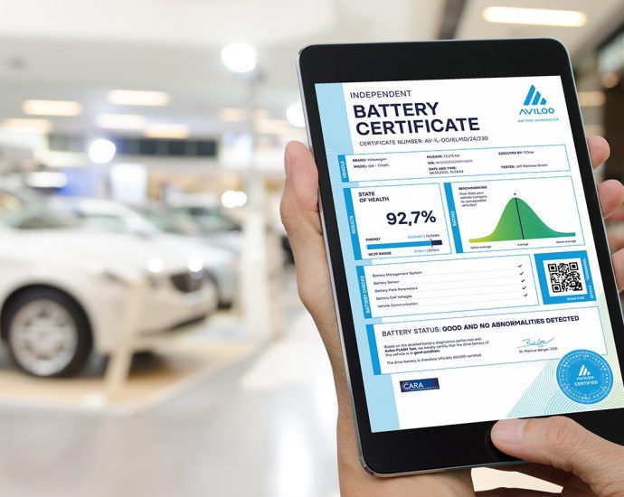 aviloo-updates-its-ev-battery-certificate-with-cell-level-diagnostics,-benchmarking-and-range-insights