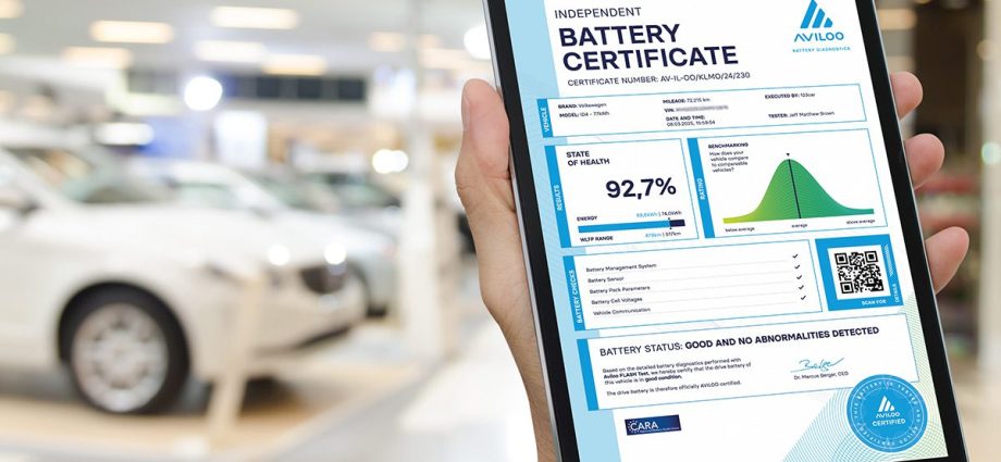 aviloo-updates-its-ev-battery-certificate-with-cell-level-diagnostics,-benchmarking-and-range-insights