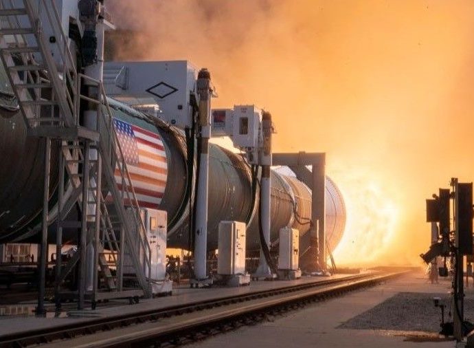 Nozzle blows off rocket booster during test for NASA’s Artemis program (video)