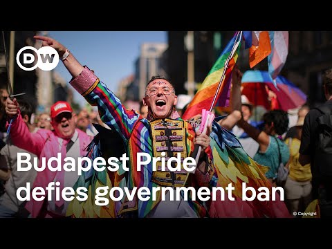 thousands-of-lgbtq-activists-took-to-the-streets-despite-a-ban-by-hungary’s-government-|-dw-news
