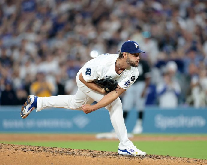 clayton-kershaw-carves-name-into-baseball-history-books-with-3,000th-career-strikeout-at-dodger-stadium