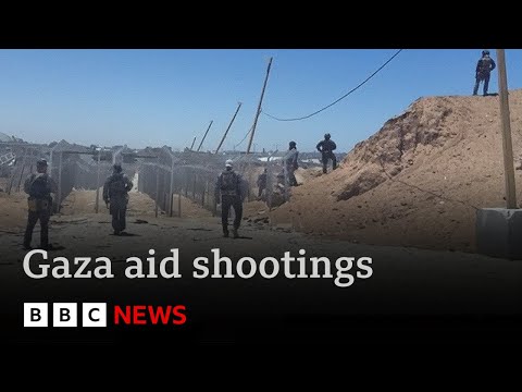 guard-at-us-backed-gaza-aid-centres-says-colleagues-fired-on-hungry-palestinian-civilians-|-bbc-news