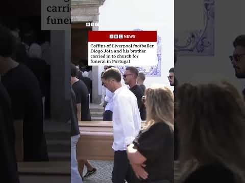 coffins-of-diogo-jota-and-his-brother-carried-in-to-church-for-funeral-in-portugal.-#bbcnews
