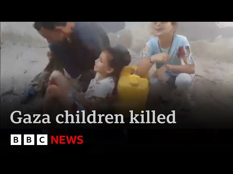 6-children-reported-killed-collecting-water-in-gaza-–-israel-blames-“technical-error”-|-bbc-news