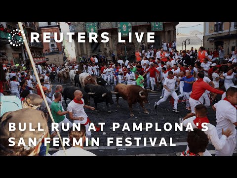 live:-bull-run-takes-place-at-pamplona’s-san-fermin-festival-|-reuters