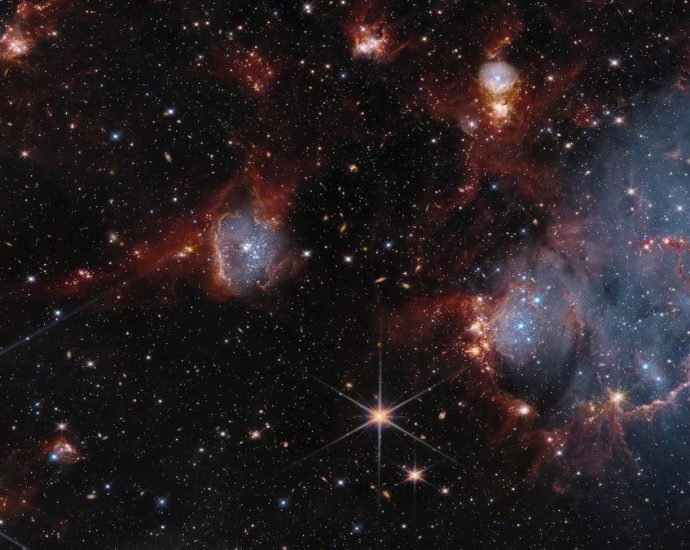 James Webb and Hubble telescopes join forces to explore a cosmic nursery: Space photo of the week