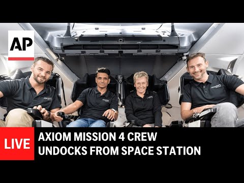 live:-axiom-mission-4-crew-undocks-from-space-station-to-begin-return-to-earth